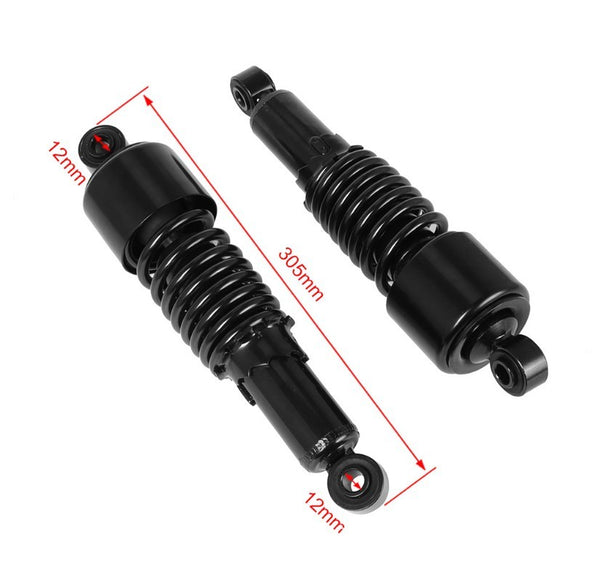 Rear Shocks Fit For Harley Davidson Sportster 883 1200 267mm 10.5'' Rear Shocks