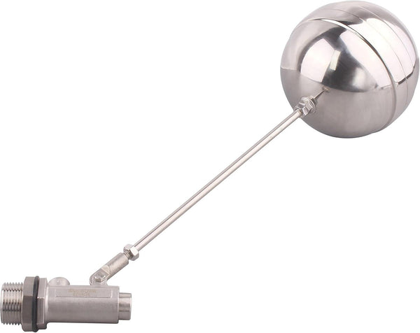 Float Ball Valve Floating Ball Stainless Steel 1 inch Water Tank Aquarium DN25