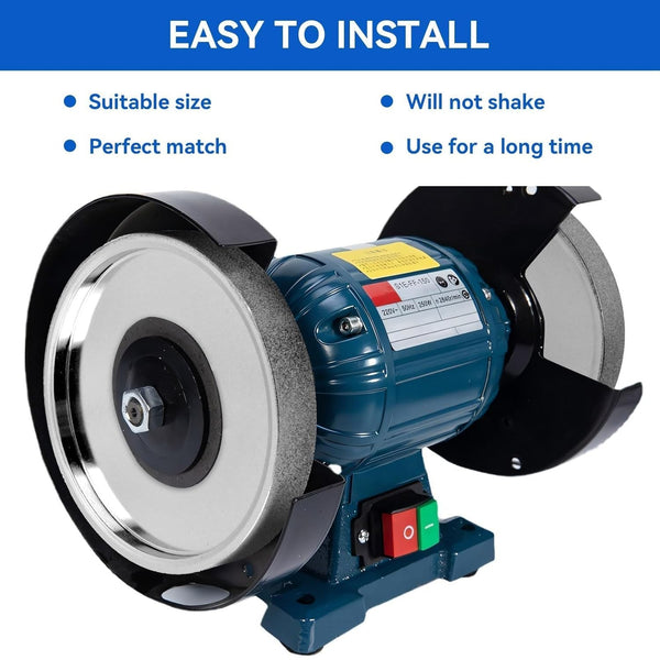 CBN Grinding Wheel 8" Dia Sharpen High Speed Steel Cutting Tools Grit #320
