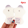 4pcs Self-Adhesive Tens Pads Long Life Electrode Replacement For Omron Elepuls