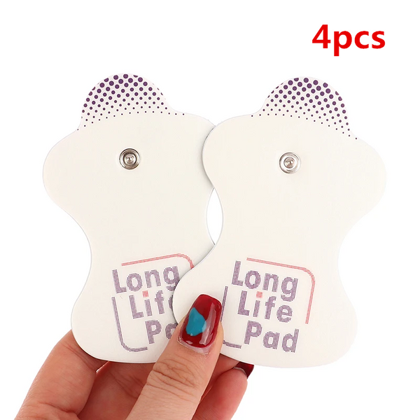 4pcs Self-Adhesive Tens Pads Long Life Electrode Replacement For Omron Elepuls