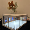 1/64 Car Garage Model LED Lighting Model Car Showroom Scene Display Case