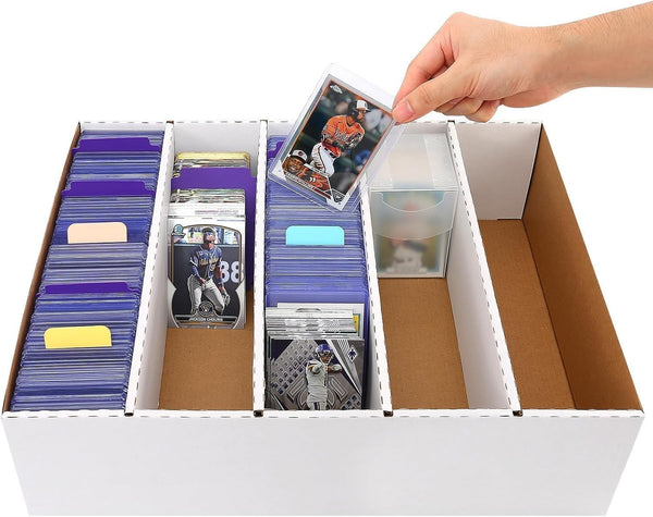 LPG Cardboard 3200ct Trading Card Storage Box with Lid for Tcg Mtg Sports Cards