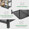 Garden Farm Shed Garage Tools Storage Rack Handles Organizer Holder 35 Slots AU