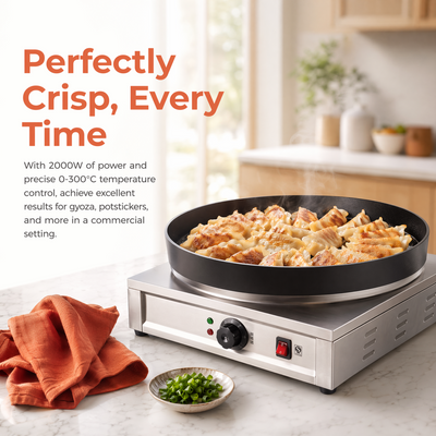 Dumpling Frying Pan Shengjian Bao Frying Automatic Electric Pot PasteMachine