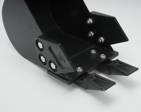 200mm Narrow Digging Bucket For Mini Excavators 7.87in Trenching Attachment