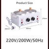 220V Double Wax Pot Warmer Waxing Machine For Full Body Adjustable Temperature