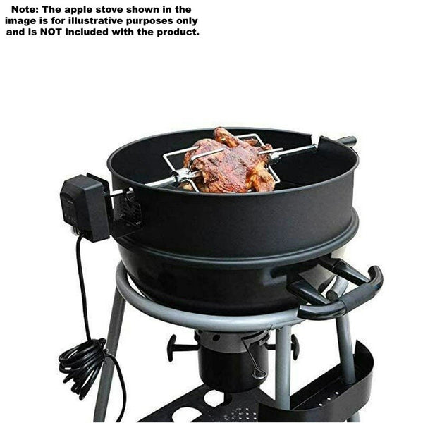 57cm Kettle Rotisserie Heavy-duty Electric Motor Charcoal Kettle Rotisserie Kit