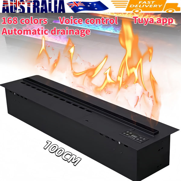 Water vapor fireplace 4D electric fireplace 168 Color Changes Voice App Control