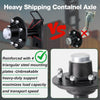 2Pcs Shipping Container Wheels 8/6-Lug Wheels Shipping Container Accessories