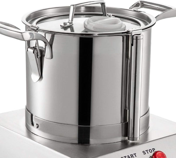 Commercial Food Processor Fritter Machine 1500W 10L Stainless Steel Meat Mincer