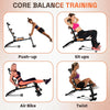 23 in 1 Home Gym Abdominal Machine Core Workout Equipment Foldable & Adjustable