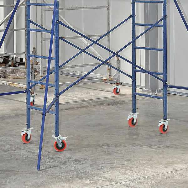 4 Pack 6" Adjustable Leveling Scaffolding Wheels Scaffolding Caster 79cm Long AU