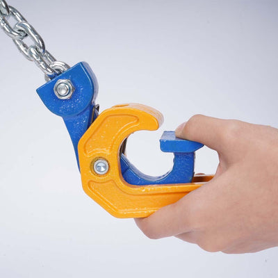 Drum Lifter Chain With Self-Locking Hook 4400 LBS Vertical Lift - 55 gallon drum