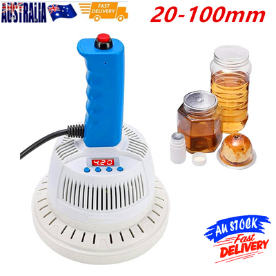 Handheld Induction Sealer 20-100mm Electromagnetic Bottle Cap Foil Sealer 220V