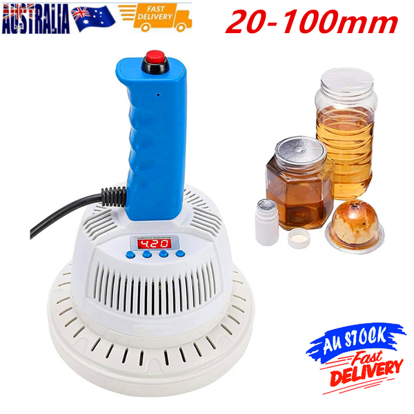 Handheld Induction Sealer 20-100mm Electromagnetic Bottle Cap Foil Sealer 220V
