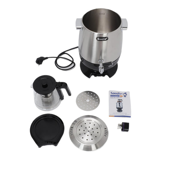 Electric Turkish Tea Maker Double Pot Kettle Infuser 4L Kettle + 1L Teapot Kits