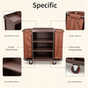 Hotel Commercial Housekeeping Cart  Laundry Trolley with Wheels Large Linen Bag