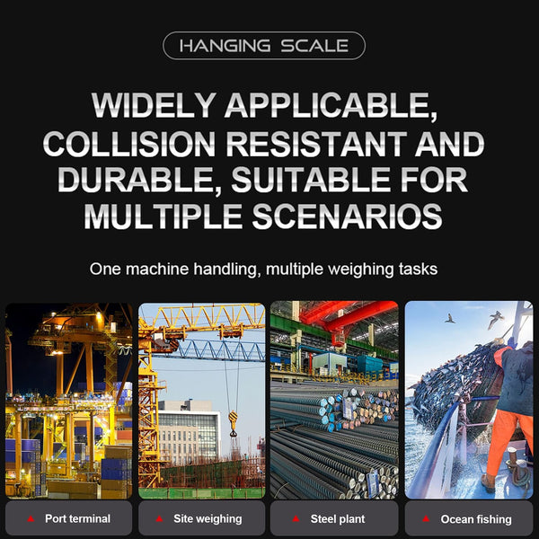 Digital Crane Scale Heavy Duty Hanging Scale Industria Crane Scale 2200lb/1000Kg
