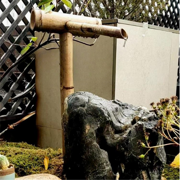 Bamboo Water Flow Ornaments Courtyard Water Circulation Bamboo Water Flow Device