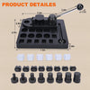 16pcs Ring Bending Tools Heavy Duty Ring Bender with Jewelry Spoon Making Tool