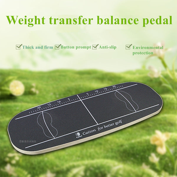 Golf Balance Plate Swing Practice Trainer Anti-Slip Weight Shift Balance Board