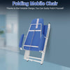 Portable Folding Dental Chair Dental Office Chair with LED Lamp Waste Basin Tray