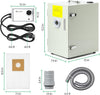 Dental Lab Vacuum Cleaner Single-Blade Wheel Dust Collector Extractor AU Plug