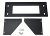 19'' Vertical Wall Mount Steel Under-desk Server Rack Bracket Office Home