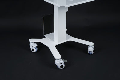 Medical Dental Lab Trolley Cart Intraoral Scanner Mobile Cart Clinic Laptop Rack