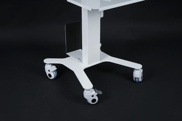Medical Dental Lab Trolley Cart Intraoral Scanner Mobile Cart Clinic Laptop Rack