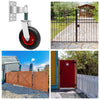6" Gate Wheels Spring-Loaded Gate Wheels Caster Rotating Fence Wheel Max.600lbs.