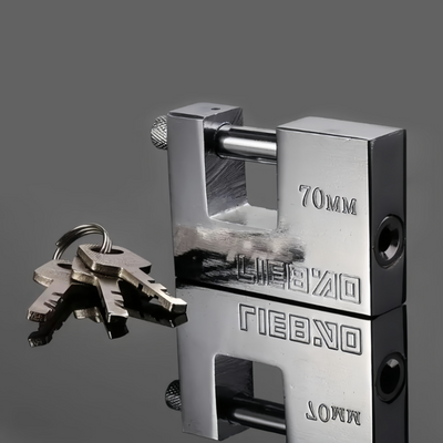 Cross Beam Blade Rectangular Lock Heavy Duty Padlock High Security Shackle Lock