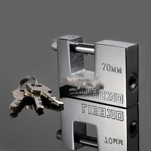 Cross Beam Blade Rectangular Lock Heavy Duty Padlock High Security Shackle Lock