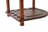 Pool Cue Rack Solid Wood Pool Stick Holder Floor Stand Holds 8 Pool Billiard Cue