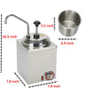 2.5L Electric Sauce Warmer Dispenser Hot Fudge Nacho Cheese Ketchup Warmer AU