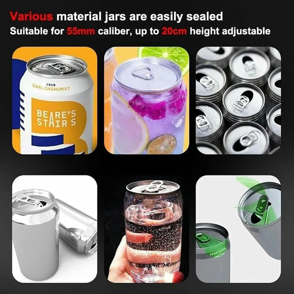 Automatic Can Sealer Machine with Counter Display Restaurants Beverage Stores