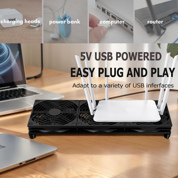 USB Cooling Fan Silent Fan Computer Case PC CPU Case DC 5V Office