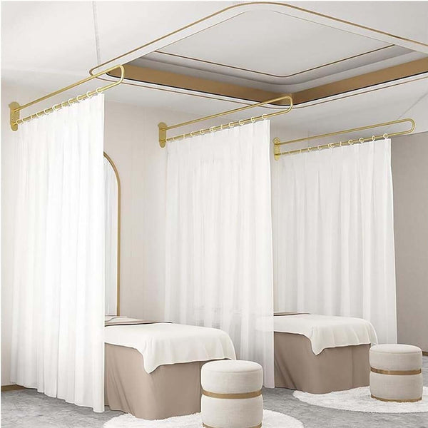 200cm Room Divider Panel Privacy Screen Partition Divider Salon Beauty Spa+Pole