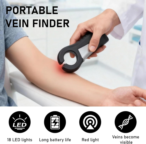 Portable Red Light Vein Finder Handheld Vein Imaging Device for Nurses & Medical