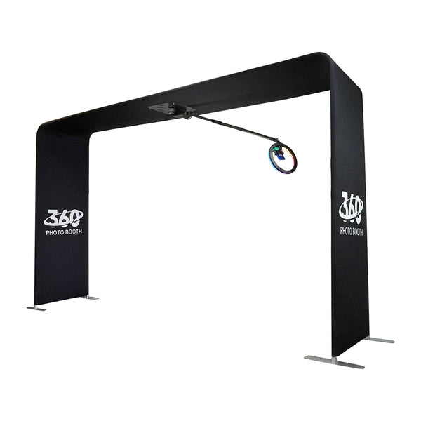 Overhead 360 Photo Booth for Big Parties w/ Rotating Ring Light for Wedding AU