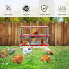 6 Hole Chicken Hen Coop Hutch Inside Outside Roll Away Lay Egg Nesting Box Metal