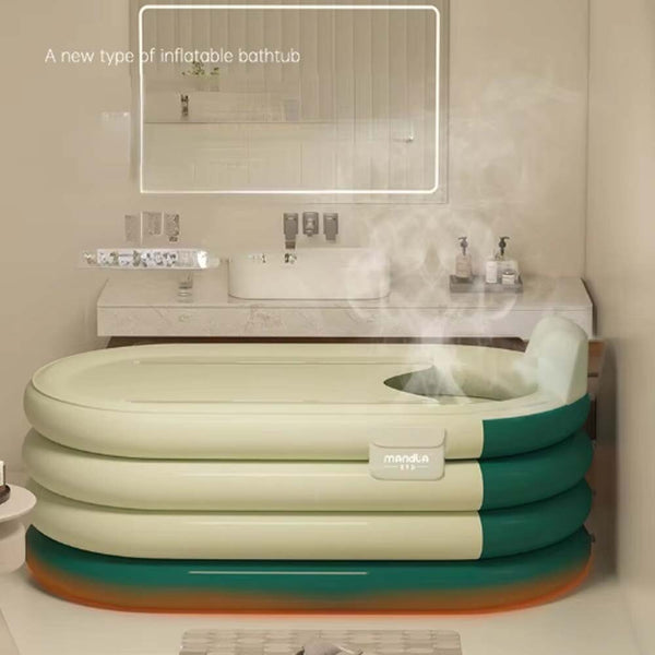 Ice Bath Tub for Athletes Cold Water Therapy Hot Tub Portable Folding Bathtub