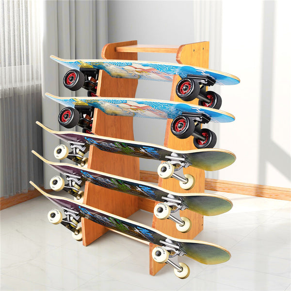 Skateboard Rack Skateboard Holder Floor Display Stand/Wall-Mounted Display Rack