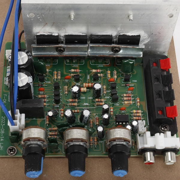 2.0 Channel High Power Amplifier Board for DIY Audio Projects w/ Colling Fan