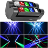 8LED Disco Stage Light DJ Light LED Spider Laser RGBW Moving Head Beam DMX Party