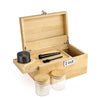 Bamboo Locking Storage Stash Box Bundle ockable Herbal Supply Kit w/ Accessories