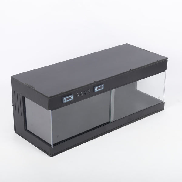 Large Reptile Glass Terrarium Thermostat Box Habitat for Tortoise Snake Iguana