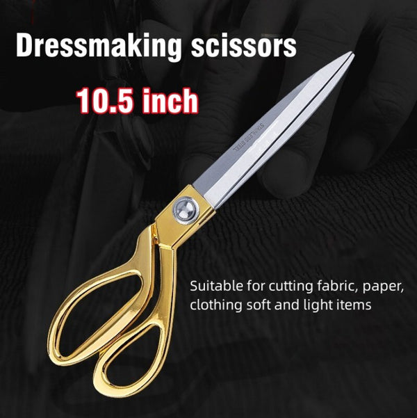 10.5'' Scissors Tailor Dressmaking Sewing Cutting Trimming Fabric Scissors Shear