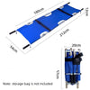 Folding Stretcher Portable Emergency Rescue Stretcher Household Stainless Steel